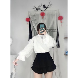 áo tay phồng kiểu tiểu thư