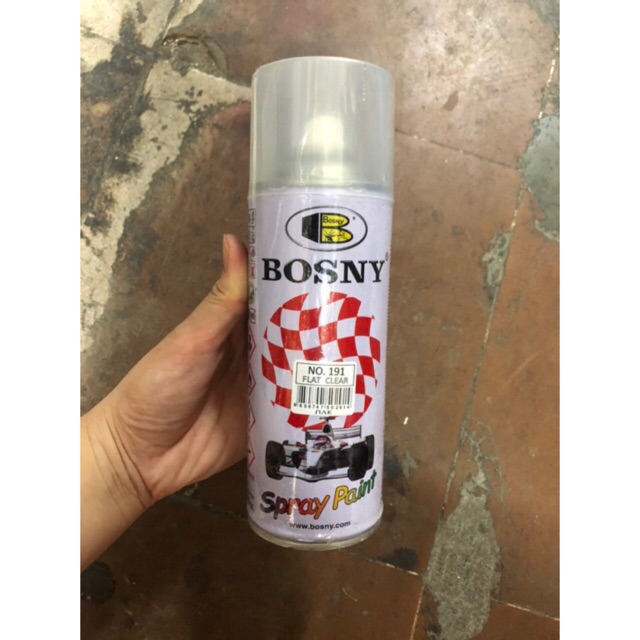 Sơn xịt bóng mờ, bóng trong Bosny 191/190 (Bonsy Spray)