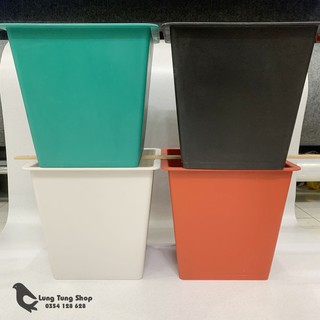 Chậu vuông nhiều màu - trồng cây nuôi cá