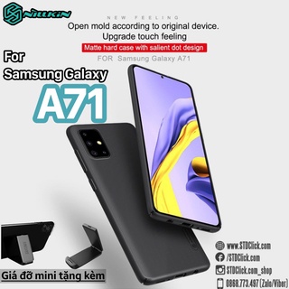 ỐP LƯNG SAMSUNG GALAXY A71 NILLKIN NHỰA CỨNG CHÍNH HÃNG [NEW SALEOFF]