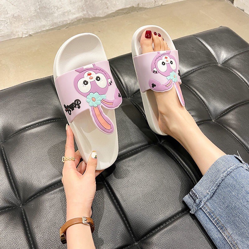 Dép quai ngang hình thỏ Stella Lou nhiều màu sắc đủ size kích cỡ
