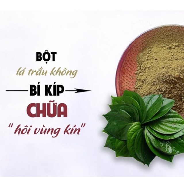 Bột lá trầu không 1kg nguyên chất 100% - đắp mặt nạ, xông vùng kín | Bột Natural