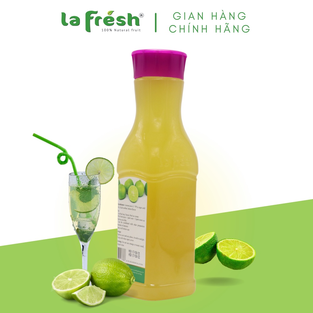 Nước cốt chanh vắt có đường 650ml