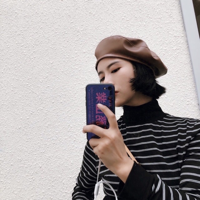 MŨ NỒI DA BERET CÁ TÍNH MND02