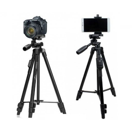 Giá đỡ Tripod cho điện thoại, máy ảnh Yunteng VCT 5208 kèm remote