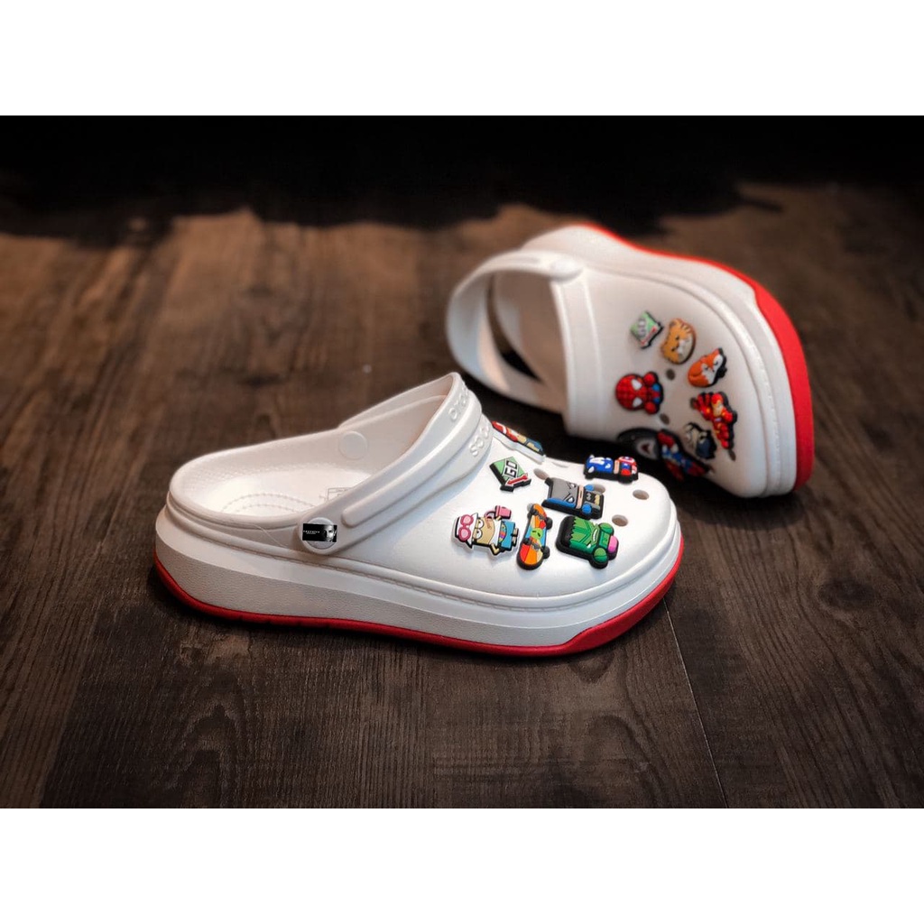 Dép Cross Nam Nữ Band Full Force Chính Hãng, Sục retro , đế mới thêm viền chống trơn , nhựa nguyên đôi đi mưa | BigBuy360 - bigbuy360.vn