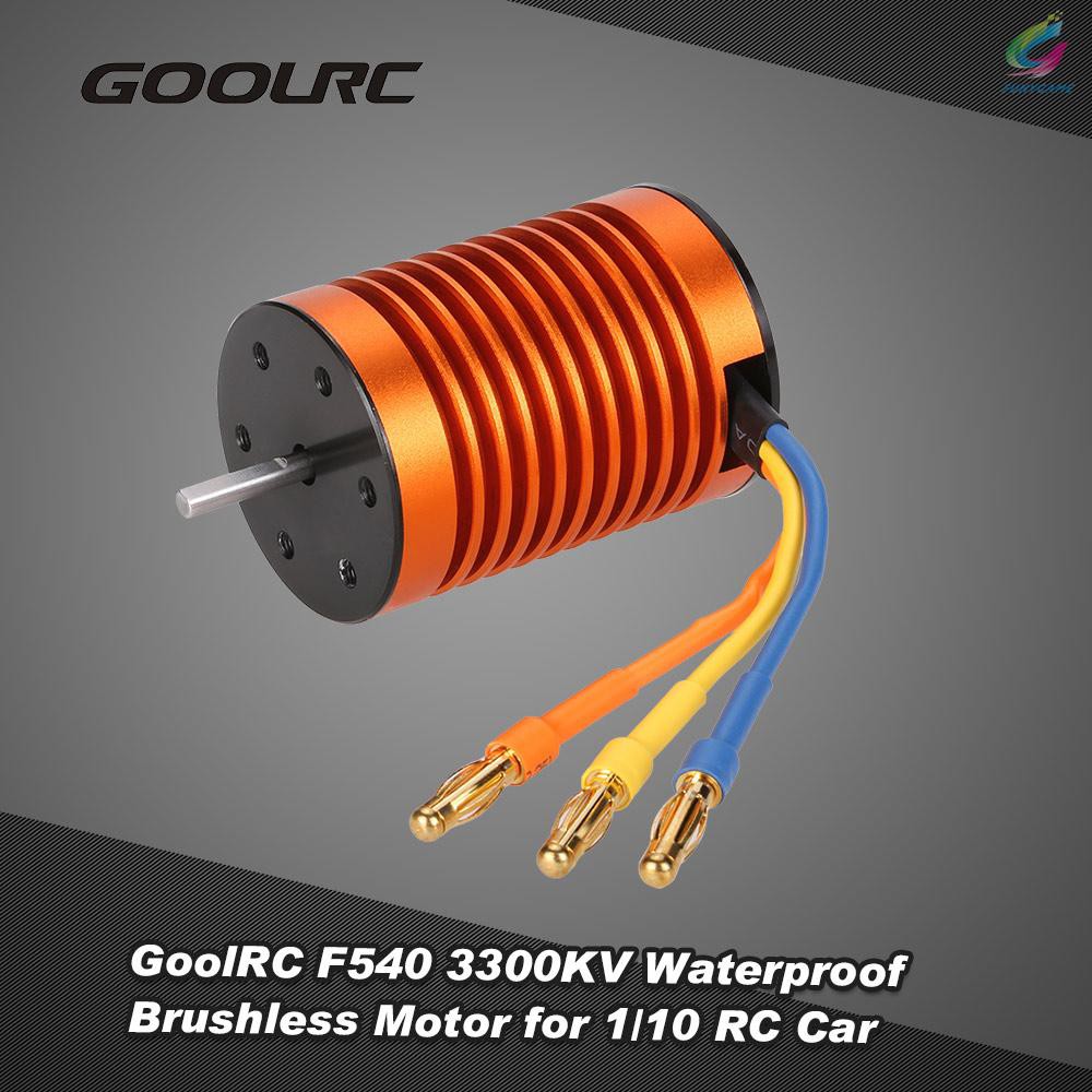 GoolRC F540 3300KV Waterproof Brushless Motor for 1/10 RC Car WLtoys 10428 HG P601