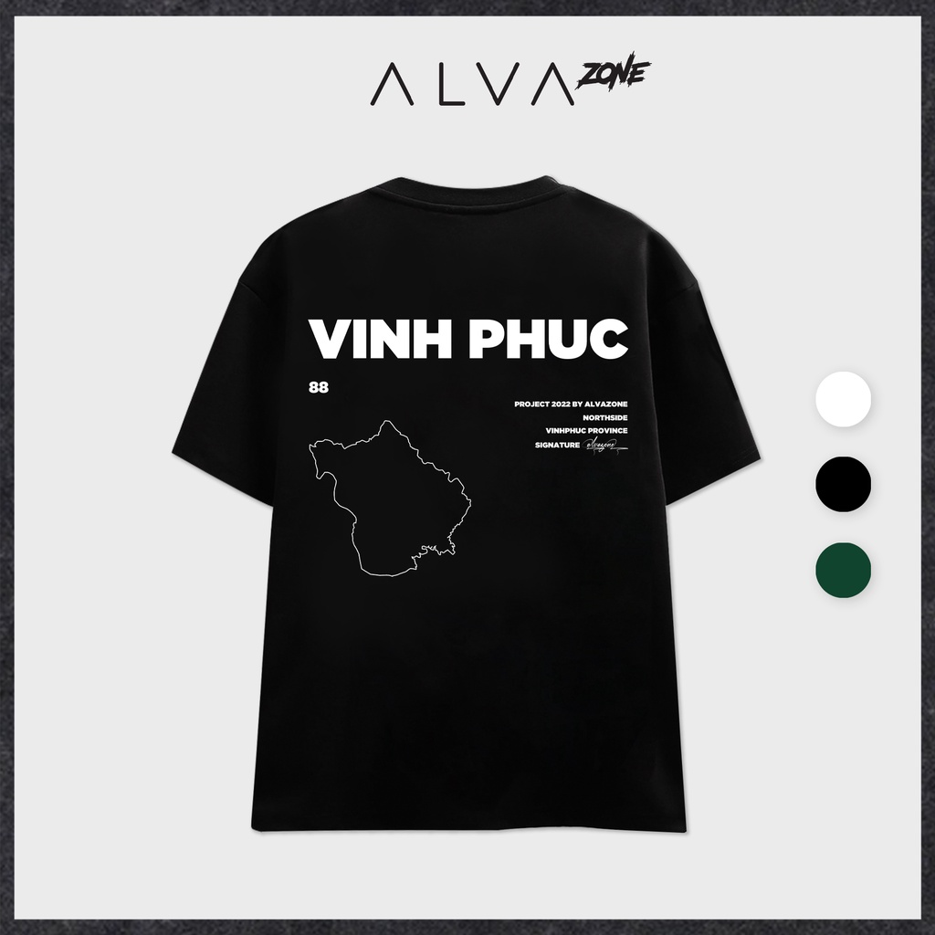 Áo Thun Vĩnh Phúc LocalBrand Phông Cổ Tròn Tay Lỡ Unisex Nam Nữ Thế Hệ Genz