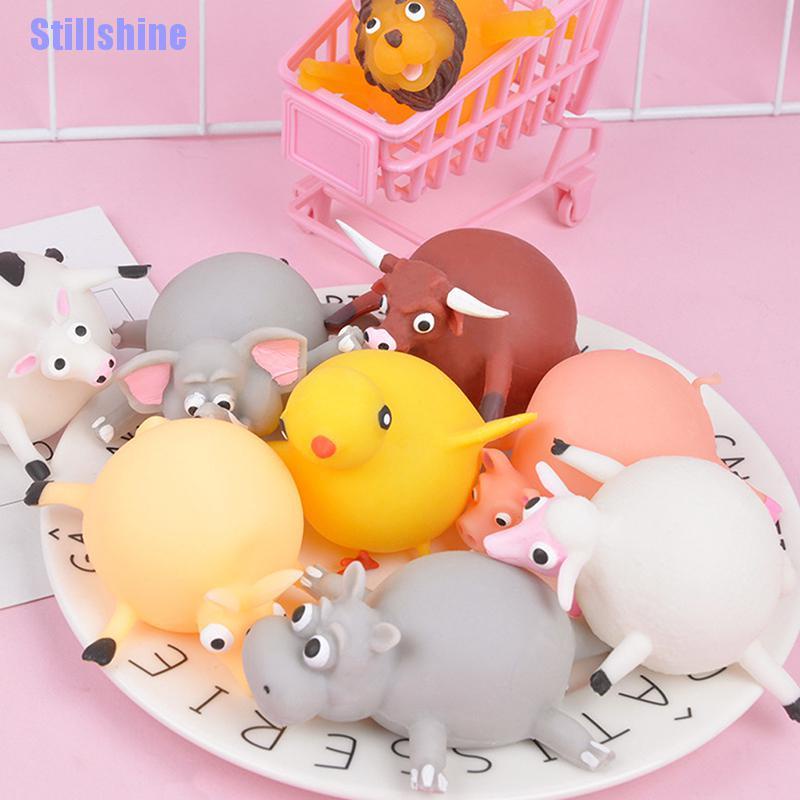 Đồ Chơi Giảm Căng Thẳng Hình Động Vật Bằng Cao Su Mềm