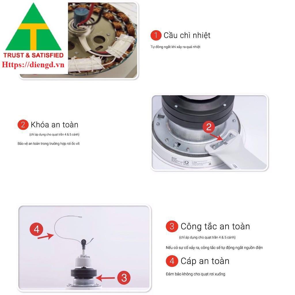 Quạt Trần 4 cánh MITSUBISHI C56-RA4 64W - Made in Thailand - Hàng Chính Hãng - BH 12 Tháng Toàn Quốc