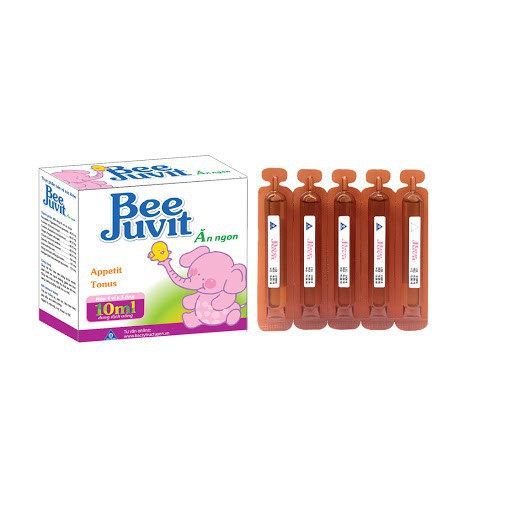 🌟[Chính Hãng] Siro Beejuvit Ăn Ngon (Hộp 20 ống) [Bee juvit]