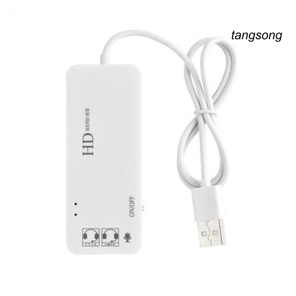 CHANNEL Đầu Chia 3 Cổng Usb Ts-7.1 Kèm Phụ Kiện Cho Máy Tính