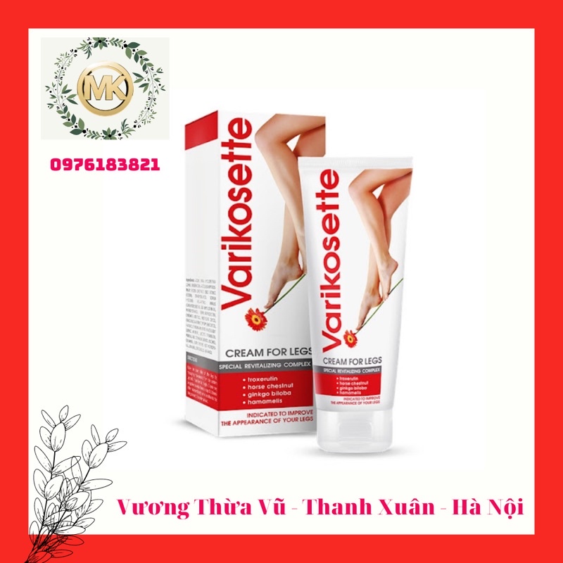 Kem giảm giãn tĩnh mạch chân Varikosette 75ml