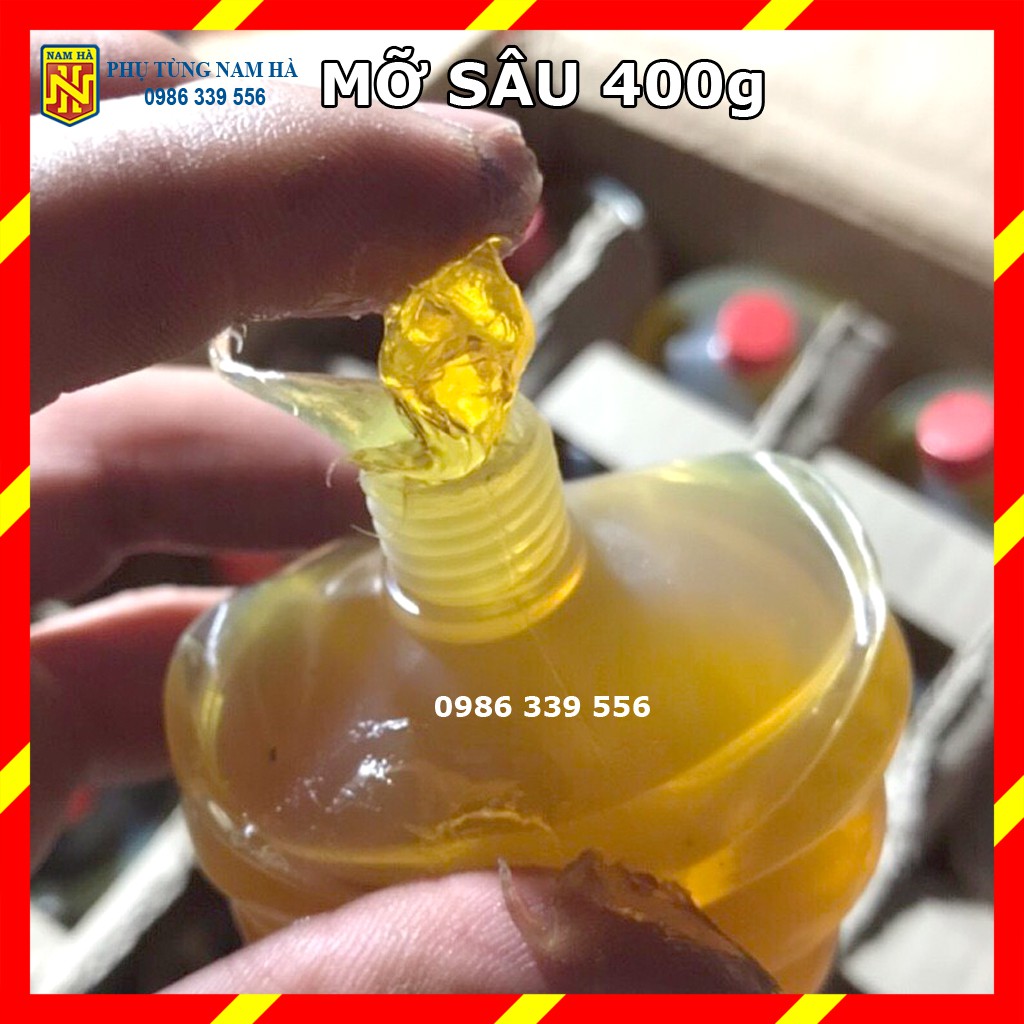 [FreeShip TOÀN QUỐC] 03 Mỡ bò tuýp chịu nhiệt, mỡ bò con sâu chịu nhiệt 400g