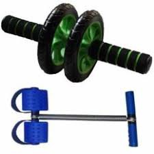 Dây Kéo Tummy Trimmer Tập Cơ Lưng Bụng Hiệu Quả Tại Nhà + Tặng Con Lăn 2 Bánh AB