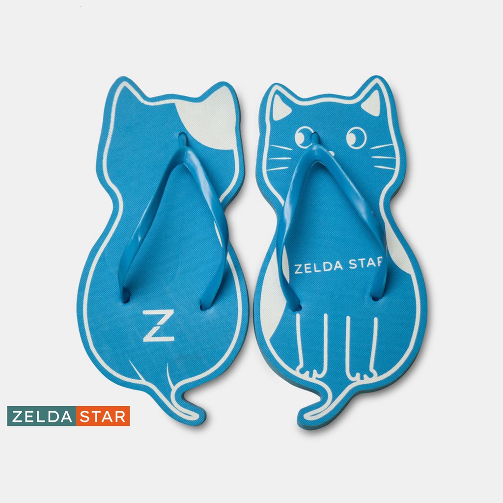Xốp Thái, dép đi trong nhà hình mèo xỏ ngón dây mảnh Zelda Star - DX0380321