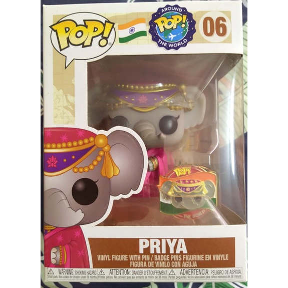 Funko Pop Around the World - Priya (with enamel pin)