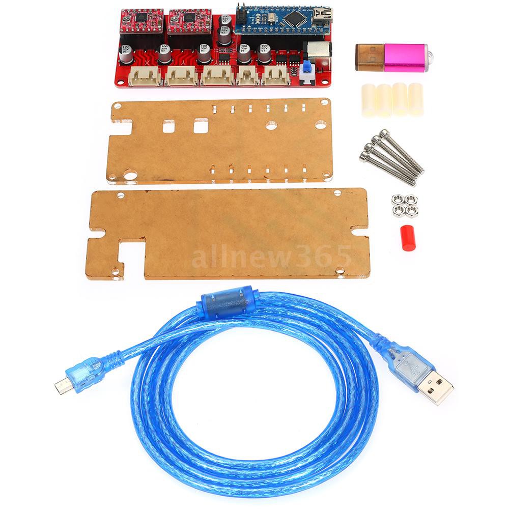 Bảng điều khiển chạm khắc laser làm gỗ 12v diy kèm phụ kiện