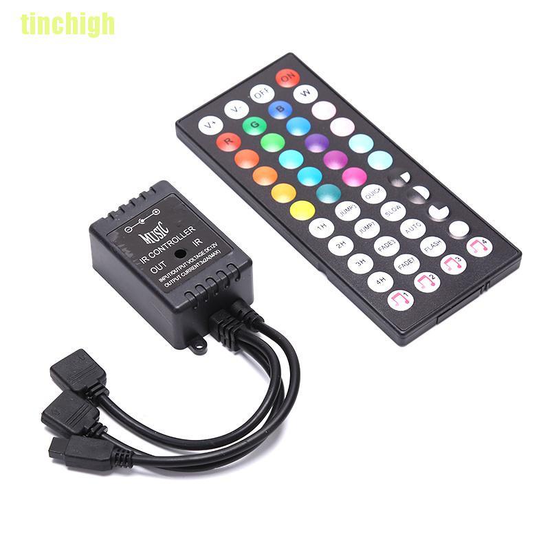 Bộ Điều Khiển Nhạc Đèn LED Rgb 44 Phím Dc12v