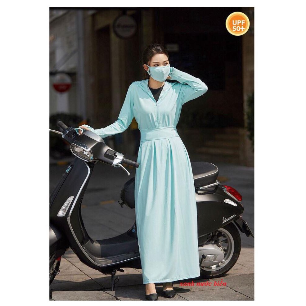 Váy Chống Nắng chất vải Kim Cương chống nắng chống tia UV hiệu quả