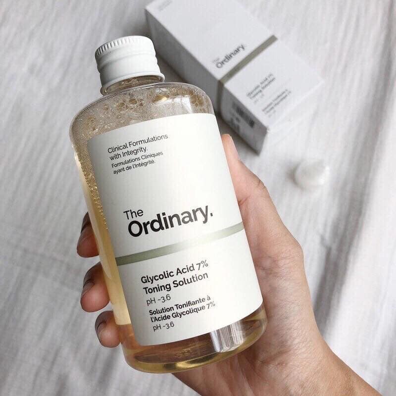 TONER Tẩy Da Chết The Ordinary Glycolic Acid 7% Toning Solution - Nước Hoa Hồng Cân Bằng, Tẩy Tế Bào Chết Hóa Học