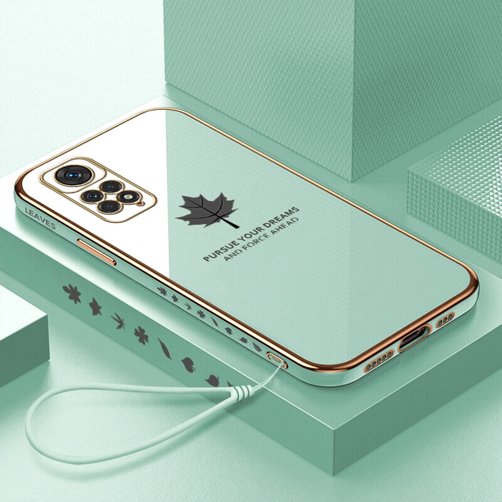 Ốp Điện Thoại Silicon Dẻo Vuông Mạ Màu Redmi Note 11 Pro Note11S Note 10S Redmi 10C 10A 9T 9A 9C Note 10 Pro