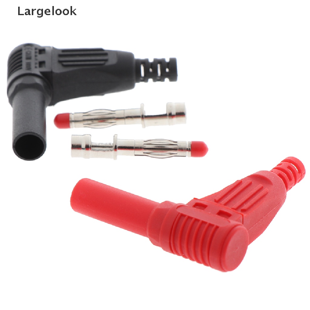 Bộ 2 Phích Cắm Bắp Chuối 4mm Màu Đỏ +