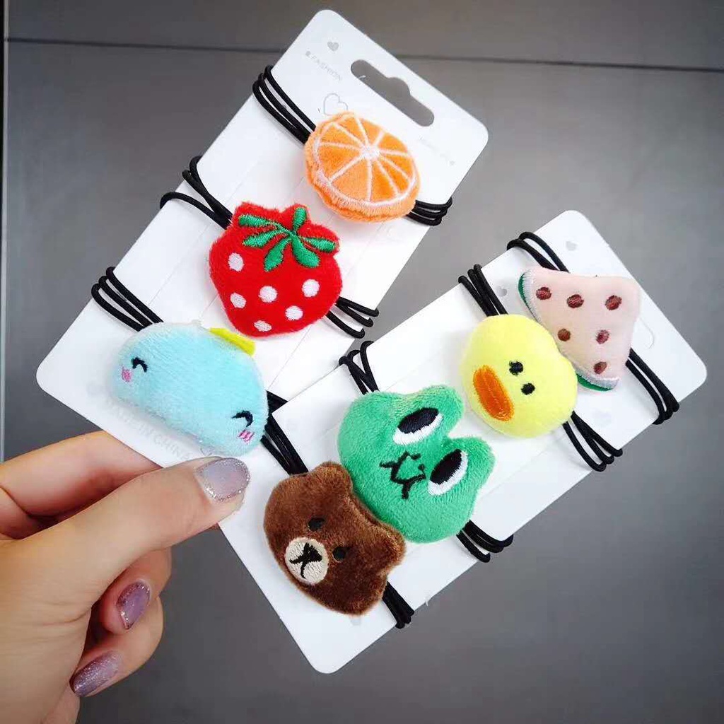 Dây chun cột tóc cục bông nhiều mẫu dễ thương cute TooYoo TY0134