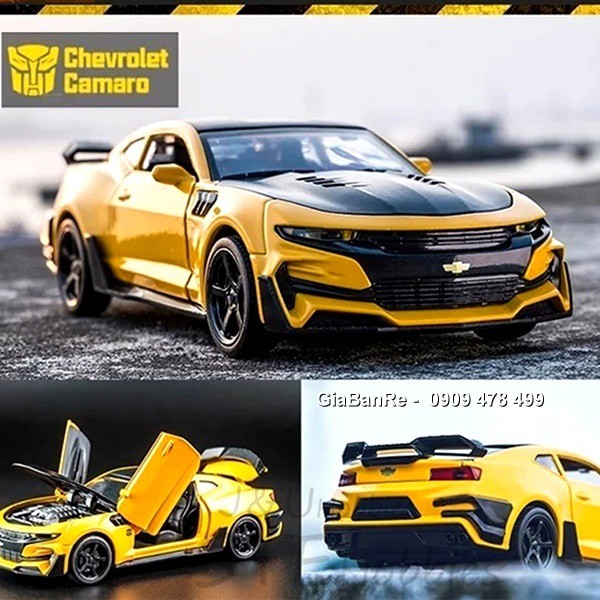 Xe Mô Hình Kim Loại Chevrolet Camaro Transformer Tỉ Lệ 1:32 - 9666