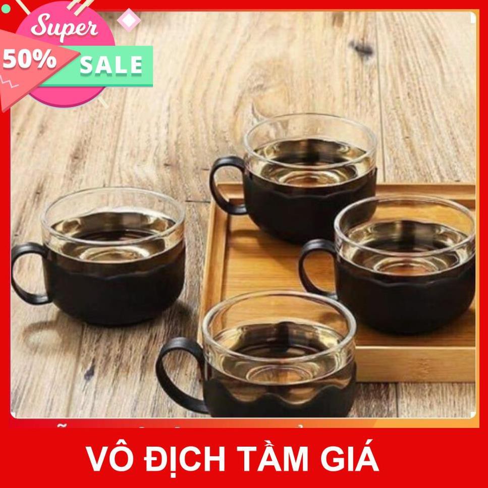 Bộ Ấm Pha Trà Thủy Tinh , Tặng 4 Cốc Thủy Tinh | BigBuy360 - bigbuy360.vn