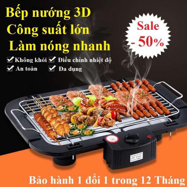 Bếp Nướng Điện Không Khói BBQ Hàn Quốc – bếp nướng loại dài cao cấp tiện dụng thỏa sức mang theo du lịch.