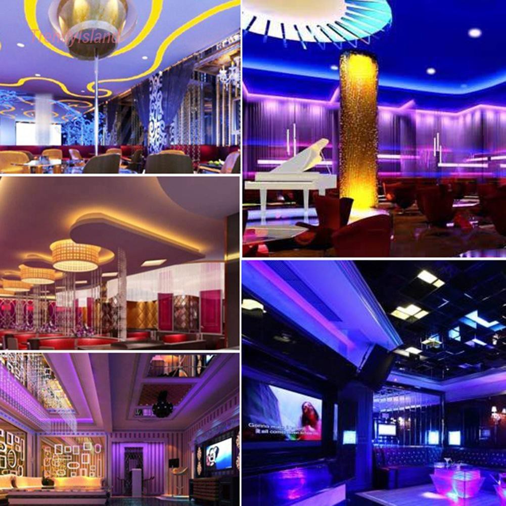 FLEXIBLE Cuộn Dây Đèn Led 3528 Rgb Kèm Điều Khiển Từ Xa