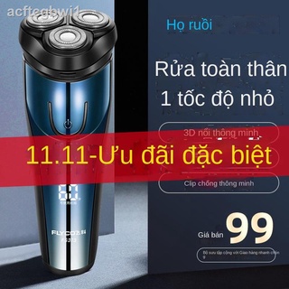 [GIÁ SỐC]❉▣Máy cạo râu điện chính hãng Feike toàn thân rửa dao cạo râu cho nam máy cạo râu có thể sạc lại máy cạo râu FS