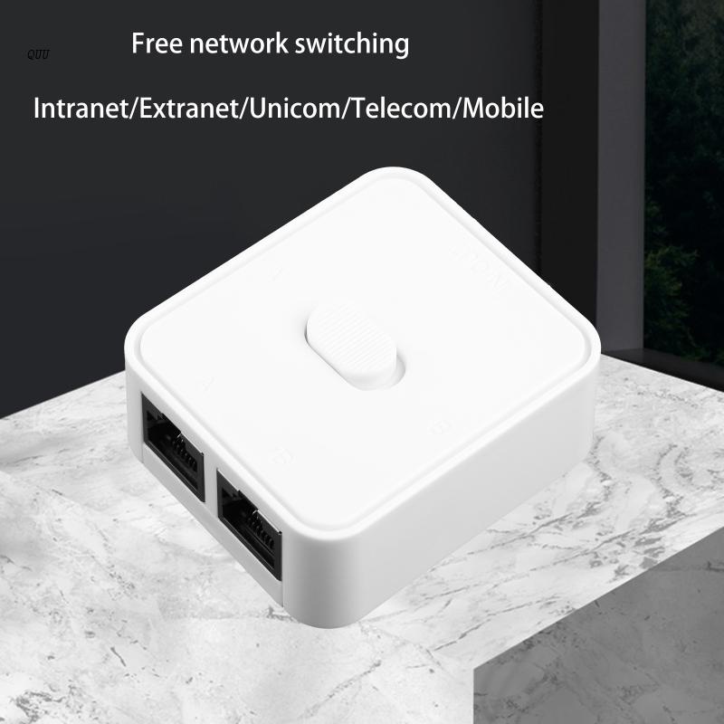 Bộ Chia Mạng Lan 2 Cổng Ra 10 / 100 / 1000Mbps 2 Trong 1