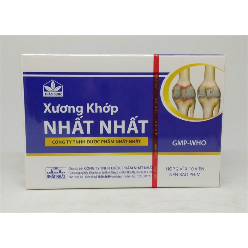 xương khớp nhất nhất hộp 2 vỉ