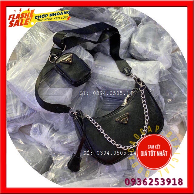 ❤️FREESHIP❤️ Set Túi Nữ Da Mềm Cá Tính Bộ 2 Túi Ví Đeo Chéo Nữ SPB 149 SHOP dodacaocap