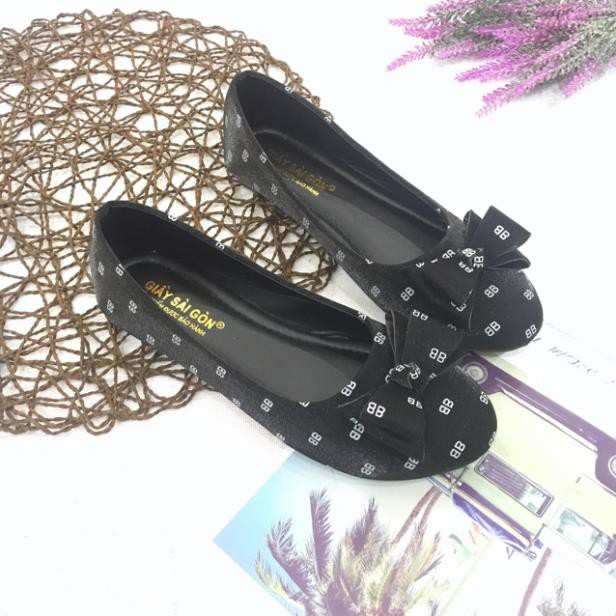 [Hình thật] Giày bệt búp bê nữ đính nơ xinh xắn_B1 | BigBuy360 - bigbuy360.vn
