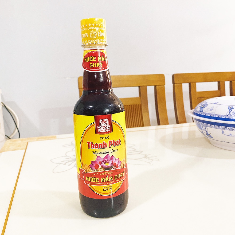 Combo 2 Chai x 500ml Nước mắm ăn Chay Thành Phát - chế biến từ Rau Củ Quả