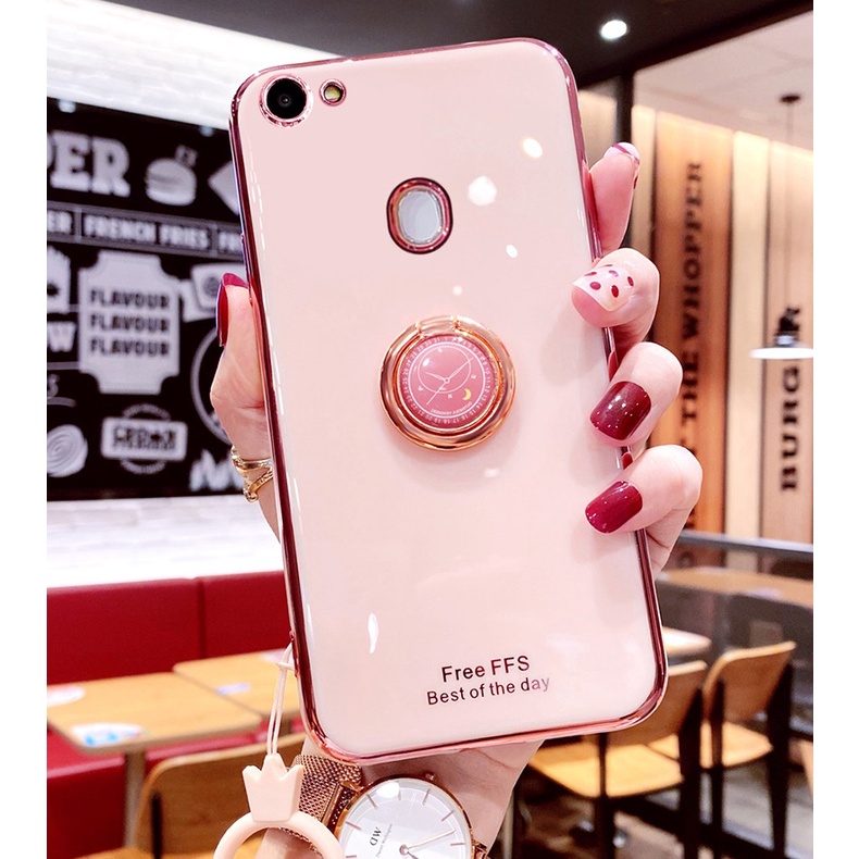 ỐP LƯNG SILICON OPPO F5, F5 YOUTH KÈM IRING SANG TRỌNG