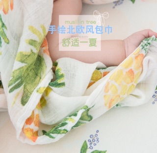 Khăn sợi tre cao cấp Muslin Tree