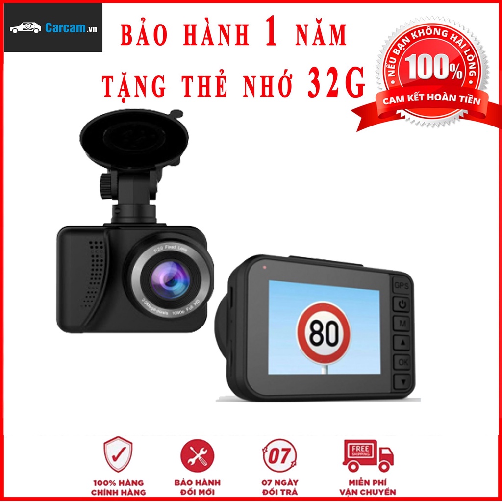 [ CHÍNH HÃNG] Camera Hành Trình Ô TÔ W8s Carcam Wifi GPS Nhận Diện Biển Báo Tặng Thẻ Nhớ 32 GB