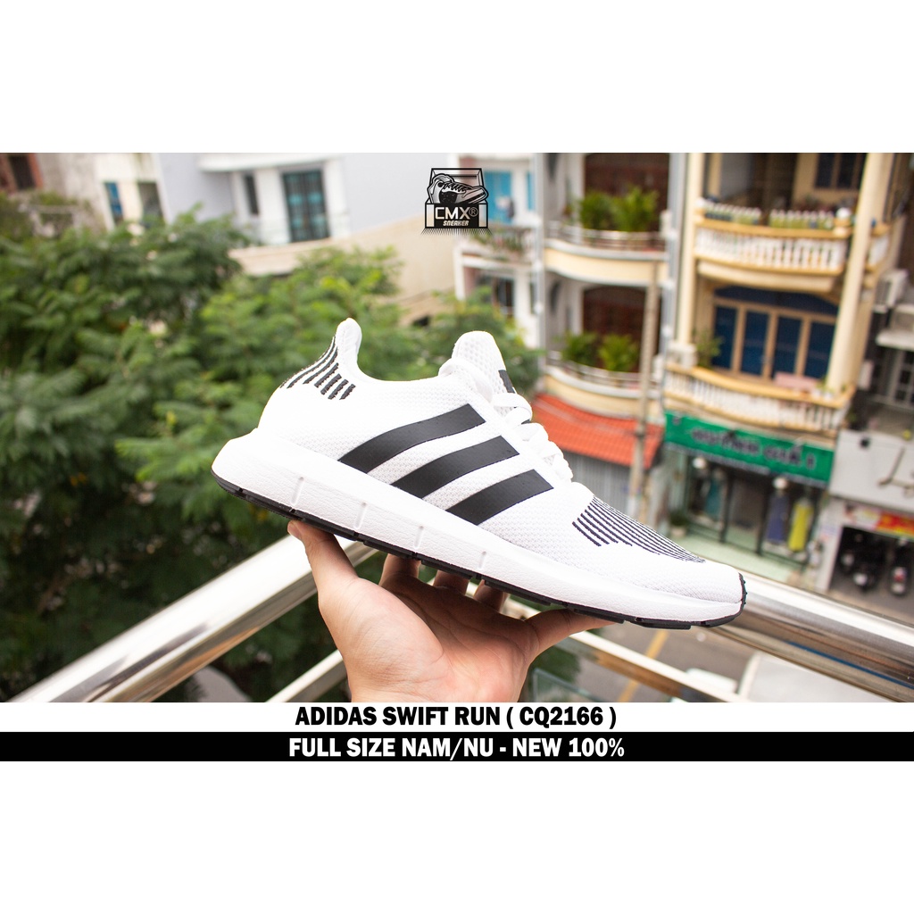 [ HÀNG CHÍNH HÃNG ] Giày Adidas Swift Run White Black ( CQ2116 ) - HÀNG CHÍNH HÃNG 100%