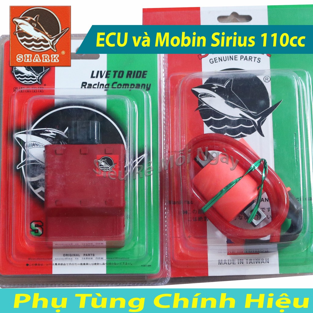 Combo IC Shark và Mobin Sườn độ Sirius 110cc Xăng Cơ