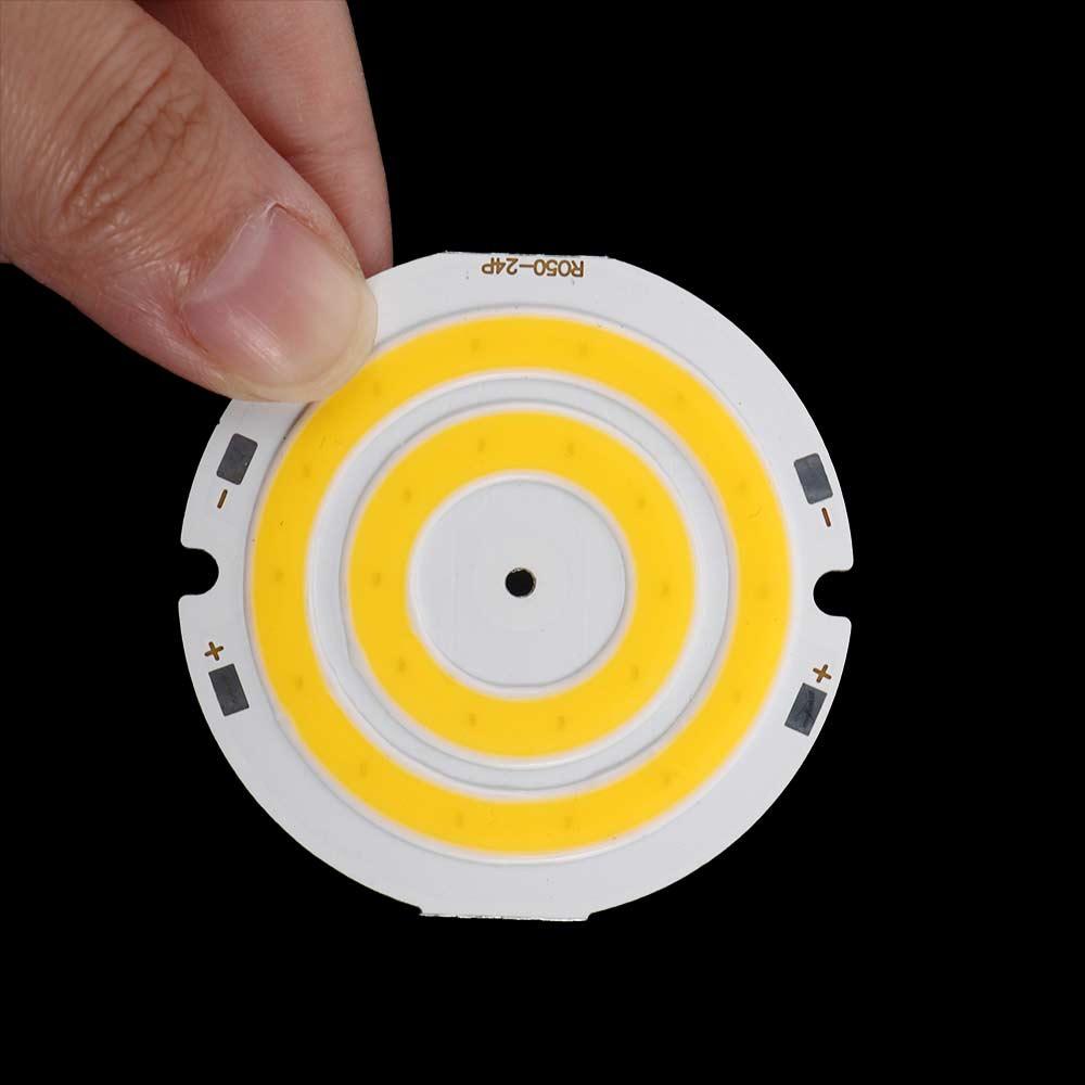 HARRIETT Chip Đèn Led COB Hình Tròn Đường Kính 2W 50mm Ánh Sáng Ấm / Lạnh / Đỏ / Xanh Dương