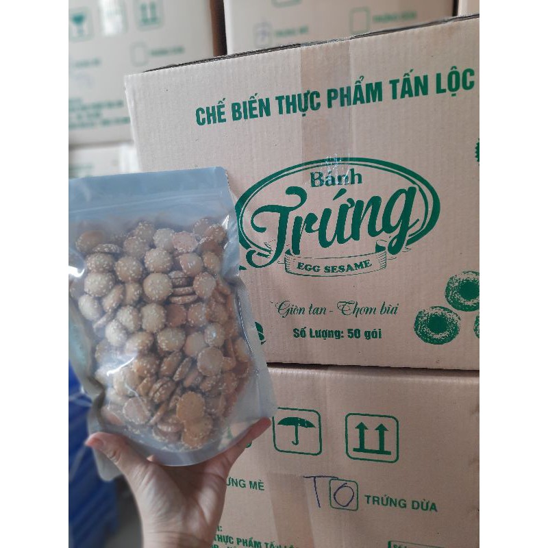 BÁNH TRỨNG NHỆN ,BÁNH VỪNG gói túi zip 350g