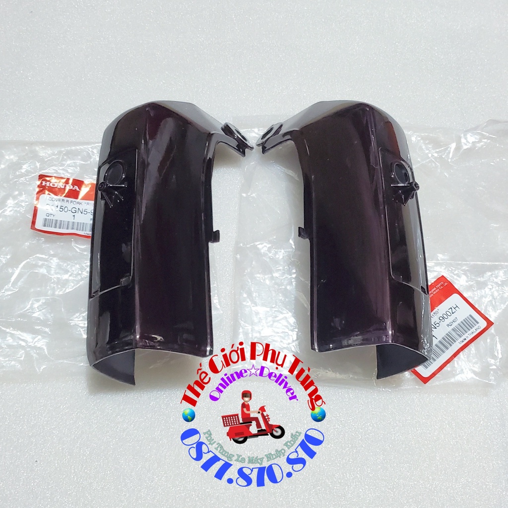 Cặp ốp dè ( chữ A) Dream thái zin honda thái lan - 61160-GN5-900ZH/ 61150-GN5-900ZH