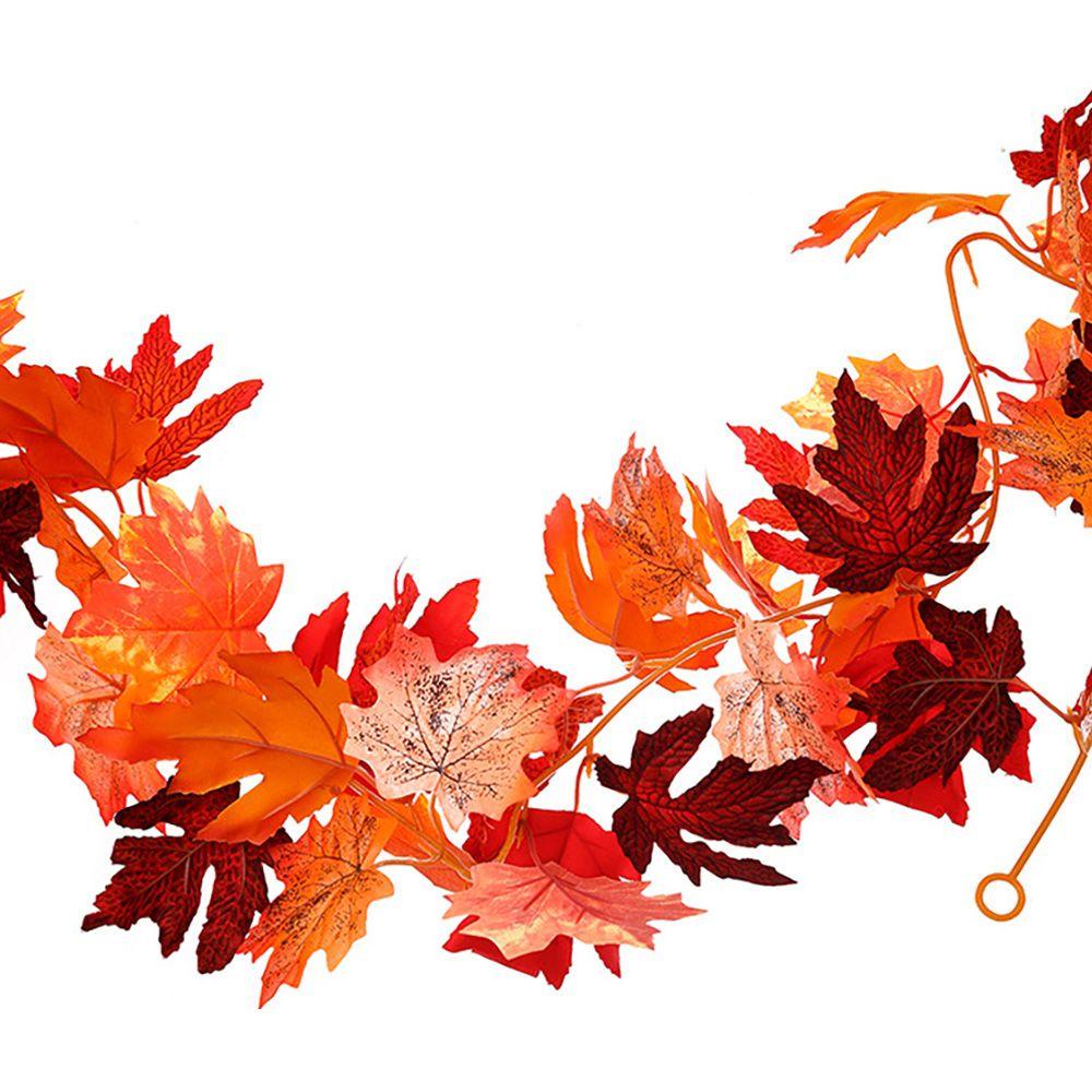 Dây Lá Phong Giả Nhiều Màu Sắc Dùng Trang Trí Tường Dịp Halloween