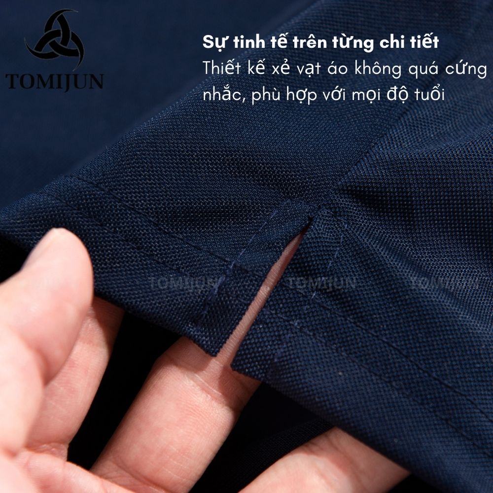 Áo thun POLO nam cổ bẻ vải cá sấu cotton cao cấp ngắn tay cực sang trọng lịch lãm, kháng khuẩn, chống nhăn_TOMIJUN