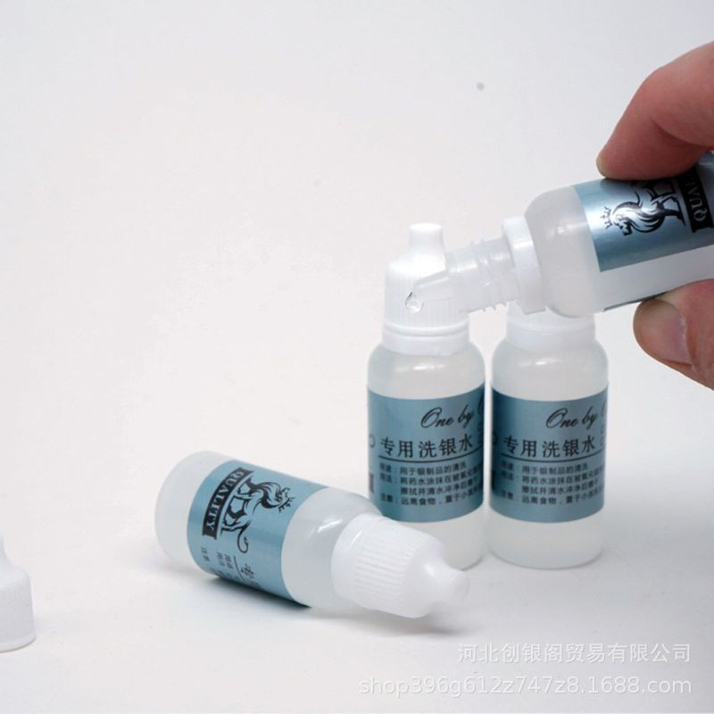 (Hàng Mới Về) Dung Dịch Vệ Sinh Trang Sức Màu Vàng / Bạc Thời Trang Thanh Lịch
