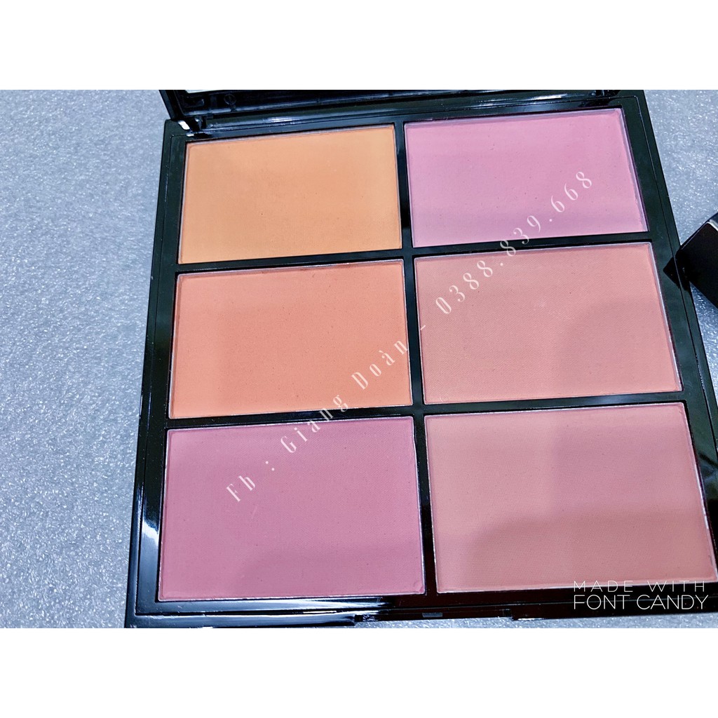 Bảng má guicami 6 ô Chất phấn mịn bám màu tốt | BigBuy360 - bigbuy360.vn